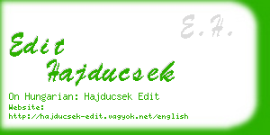 edit hajducsek business card